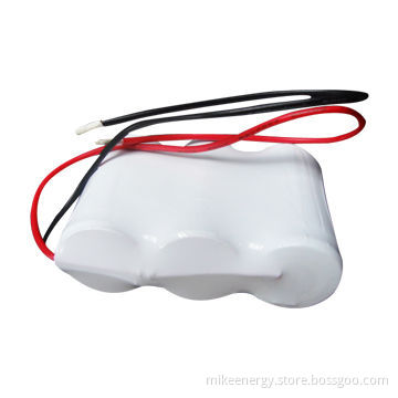 NiCd Battery Pack with 3.6V Nominal Voltage and 1,500mAh Capacity
